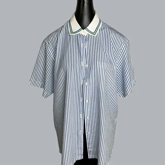 Pendleton stripes short sleeve button down - Picture 9 of 15
